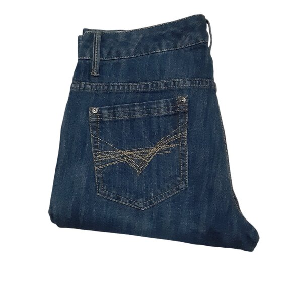 Campus Crew Jeans Size 31 x 32 Women NWOT Dark Wash - Picture 1 of 6